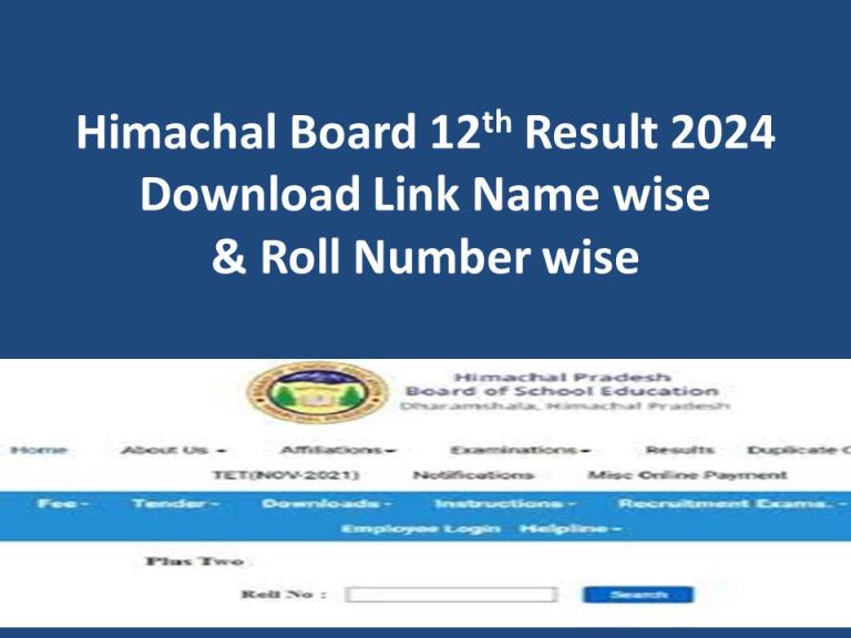 12th Result 2024 Link Download Official Website Term 2 Roll