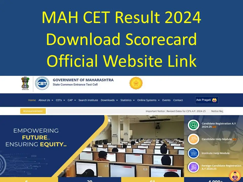 cetcell.mahacet.org Result 2024