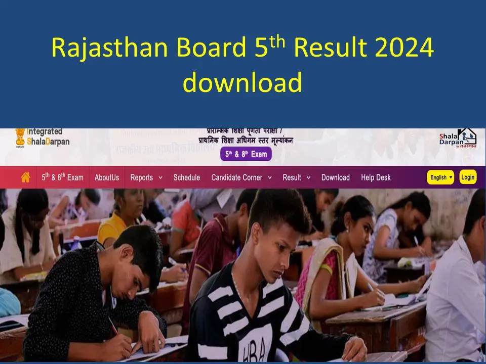 Rajasthan Board 5th Result 2024 