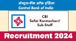 Central Bank of India Recruitment 2024 Notification Out 484 CBI Safai Karmachari, Apply Now
