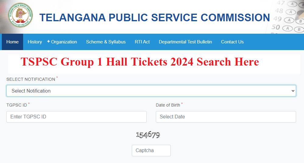 TSPSC Group 1 Hall Ticket Download 2024 Link (OUT) at tspsc.gov.in Prelims Exam Admit card Recruitment Notification Apply Online