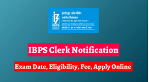 IBPS Clerk Recruitment 2024 Notification Out, 6128 Vacancy, Online Application Starts from 1st July