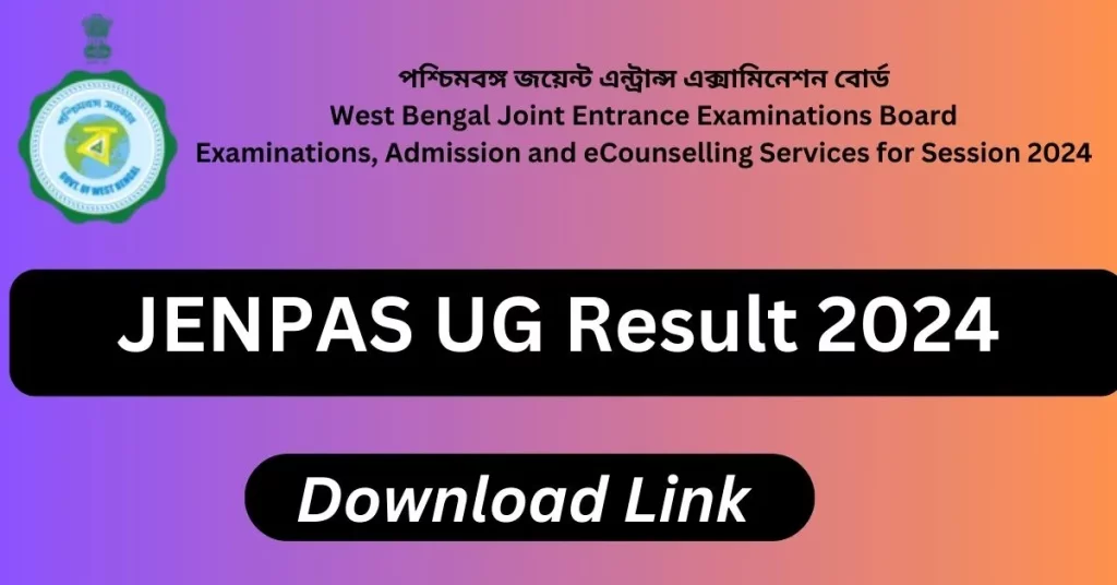 JENPAS UG Result 2024