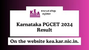 Karnataka PGCET Results 2024