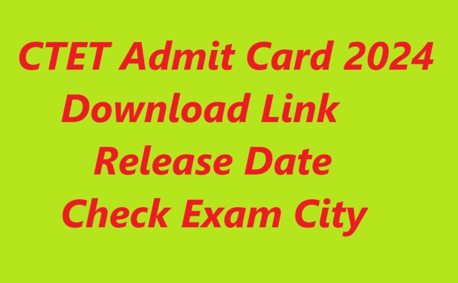 CTET Admit Card 2024