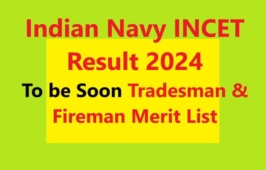 Indian Navy INCET Result 2024